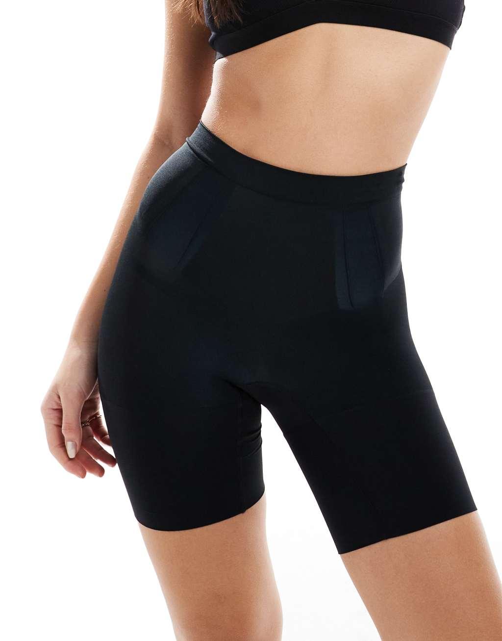 Spanx Oncore sculpting mid-thigh short in black Product Image