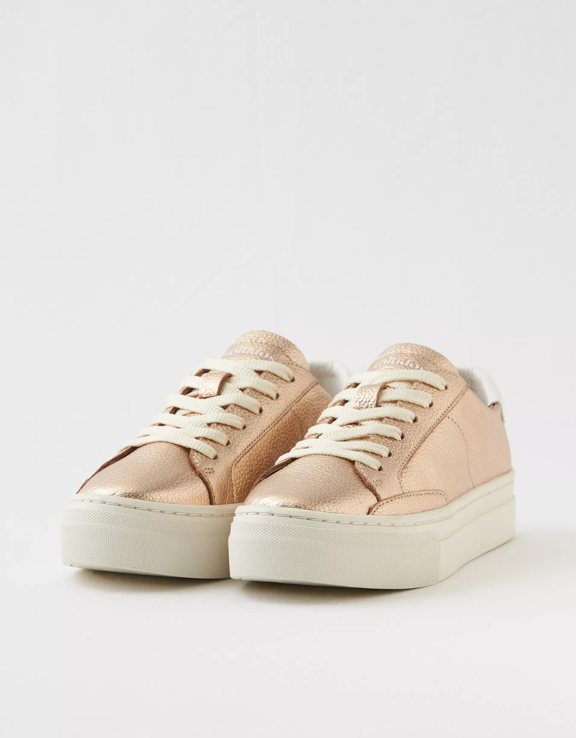 Soludos Ibiza Metallic Platform Sneaker Product Image