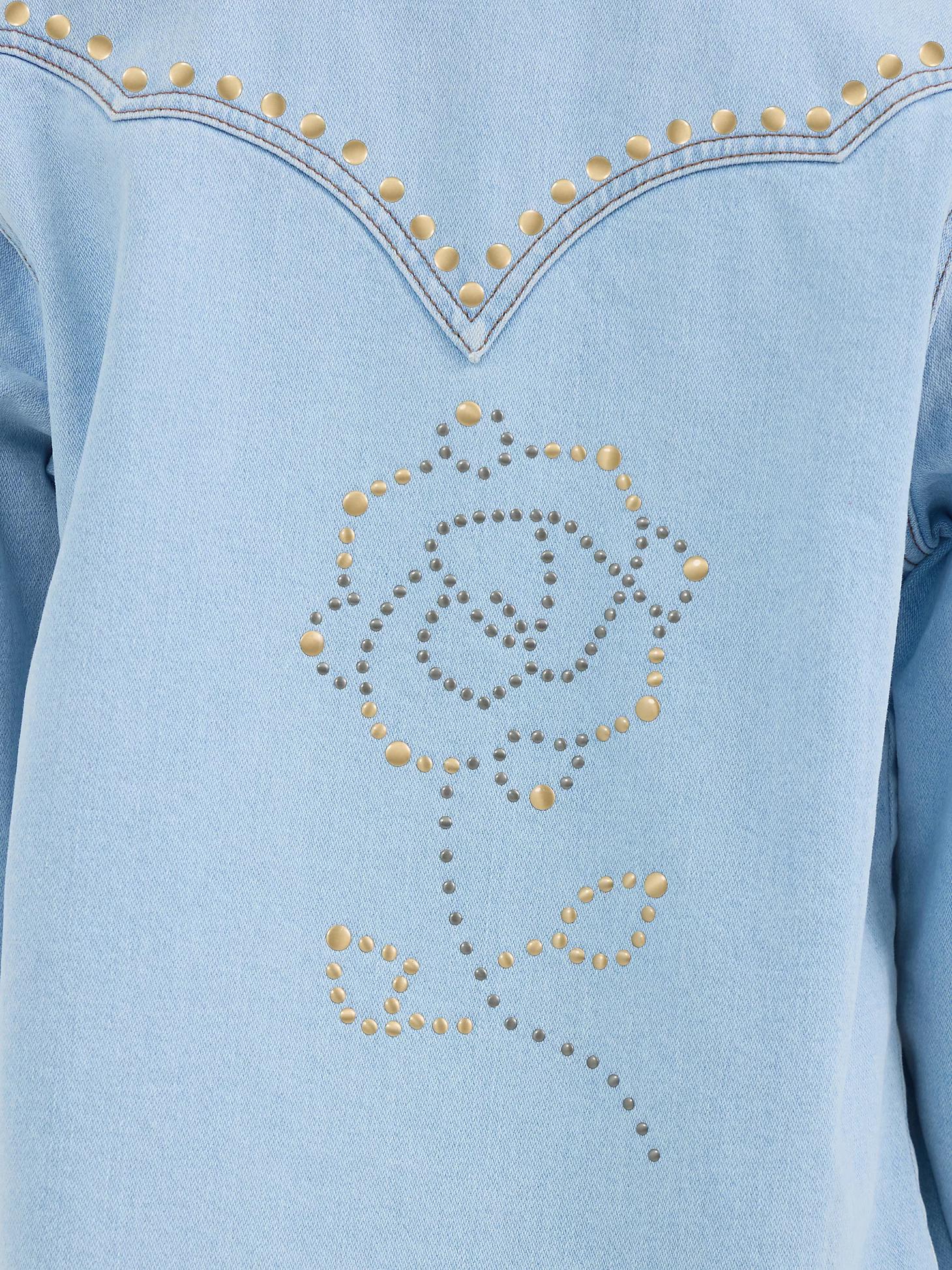 Wrangler® x Yellow Rose by Kendra Scott Studded Shacket | Women's JACKETS & OUTERWEAR | Wrangler® Product Image