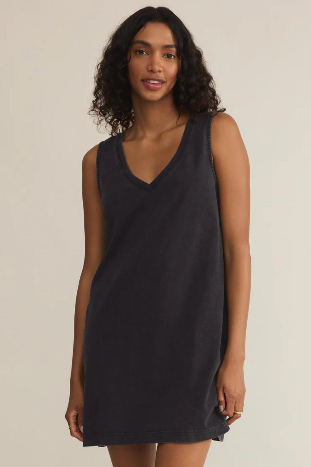 Sloane V-Neck Mini Dress Product Image