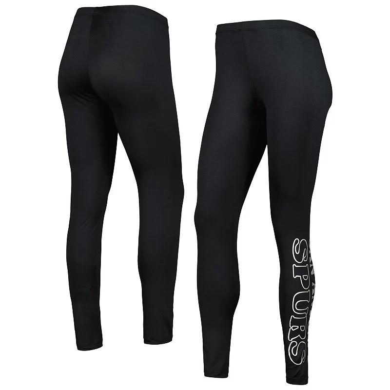 Women's G-III 4Her by Carl Banks Black San Antonio Spurs Stadium Leggings,  Product Image