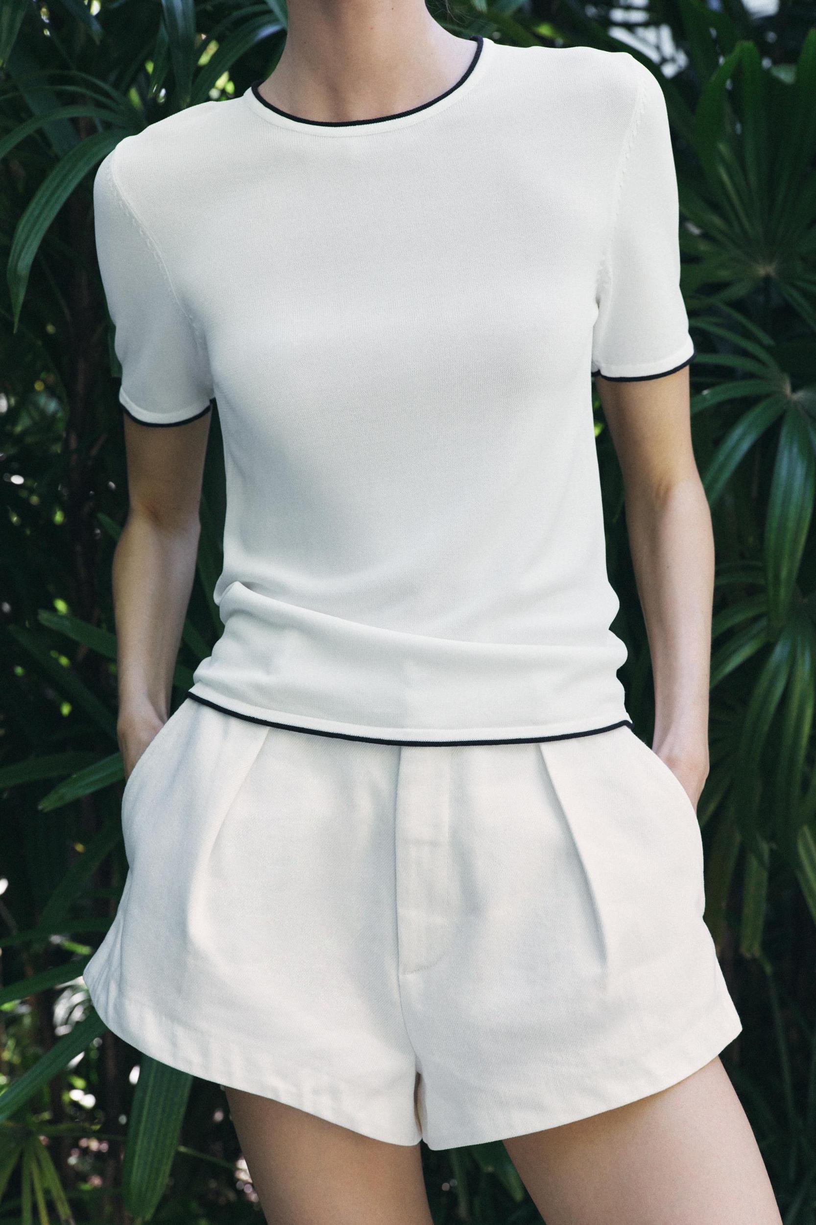 TRIM KNIT TOP Product Image