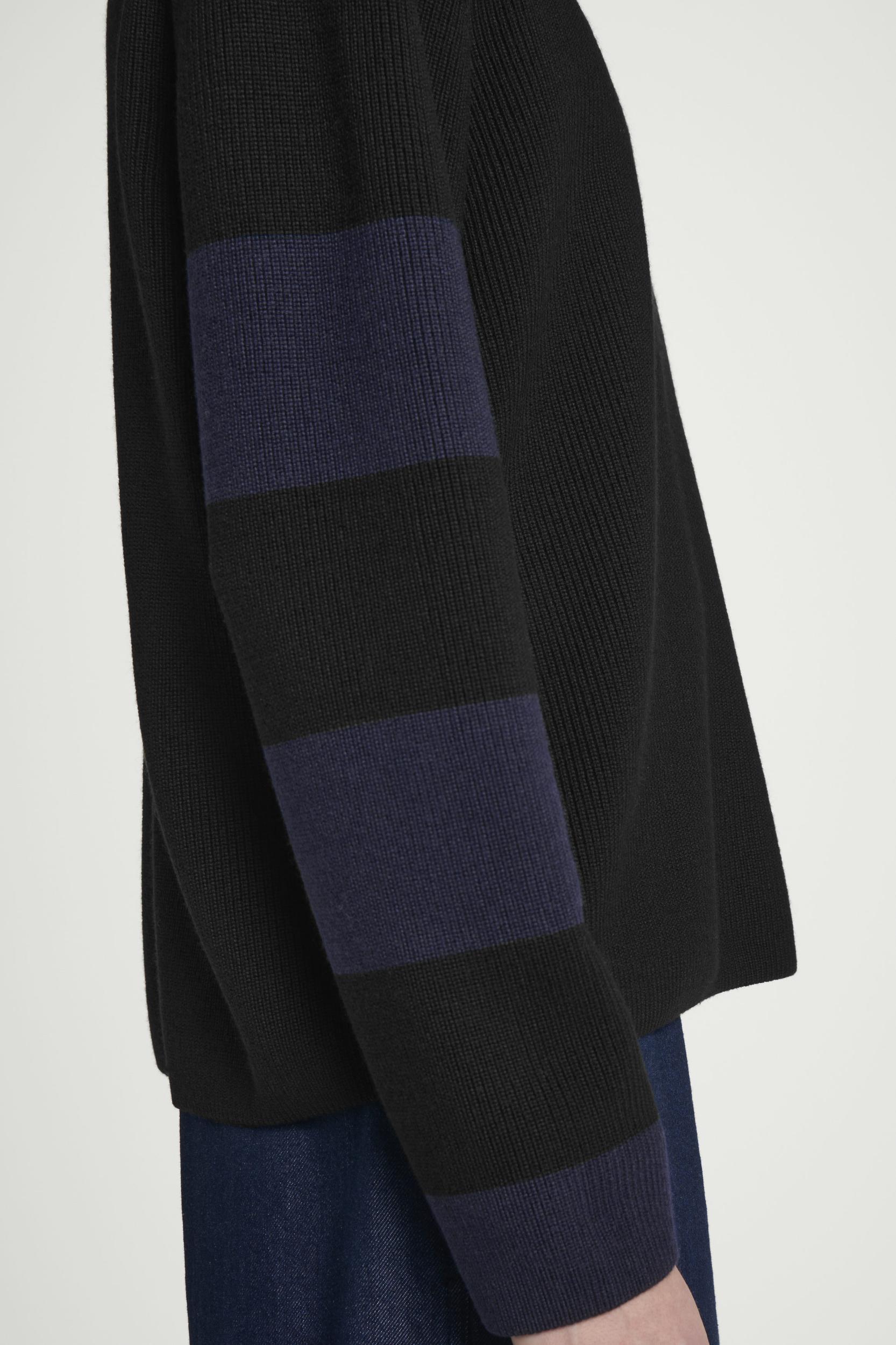 STRIPED MERINO WOOL SWEATER Product Image