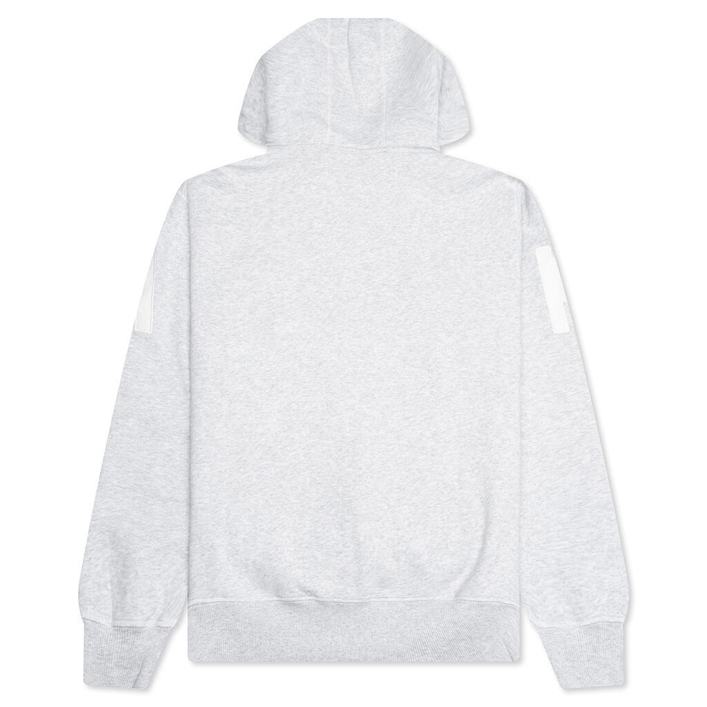 Word Salad Zip Hooded Sweatshirt - Heather Grey Male Product Image