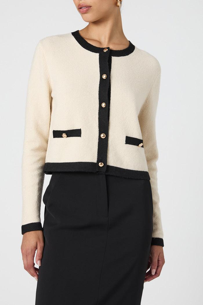 Vhari Contrast Cardigan Product Image