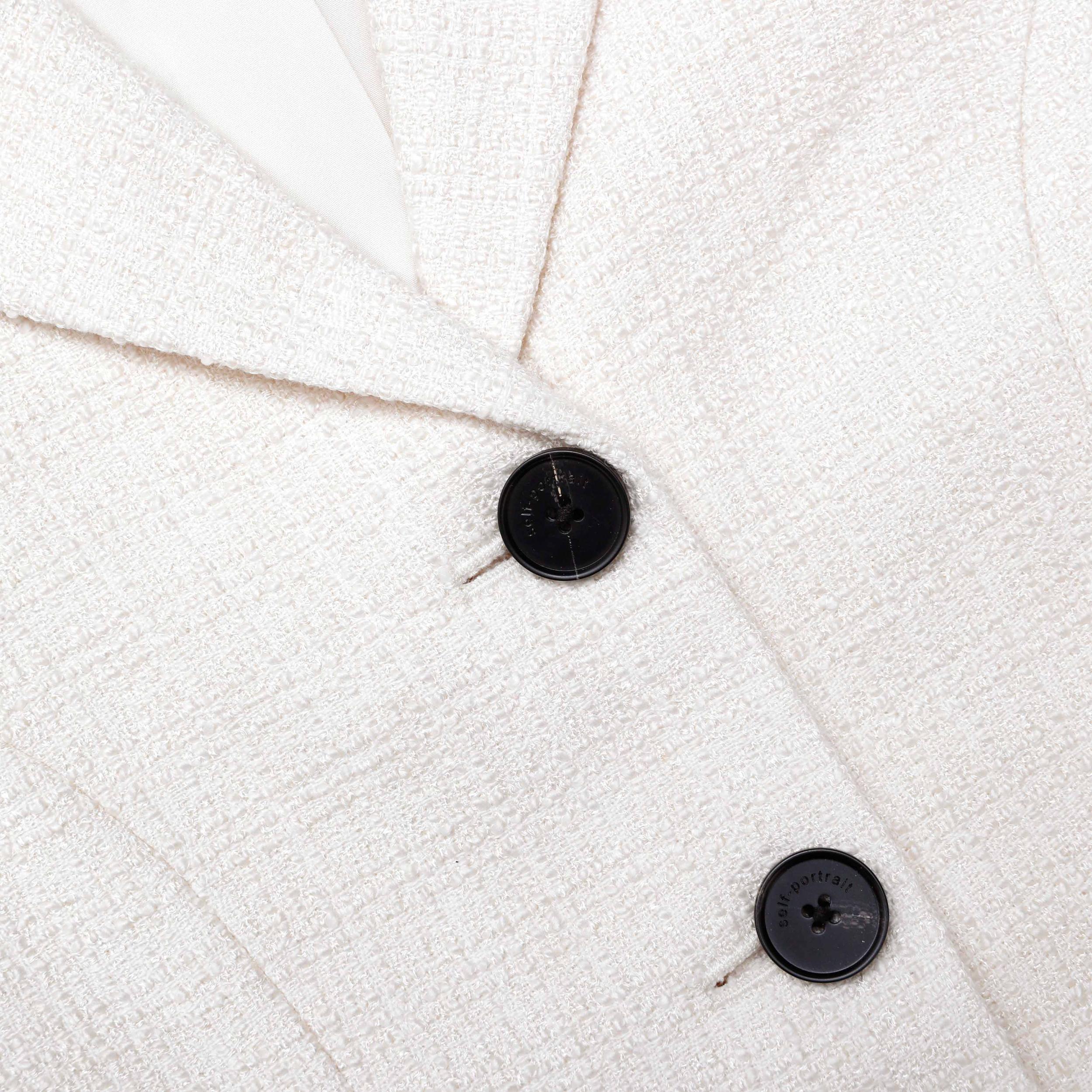 Cream Boucle Jacket Product Image