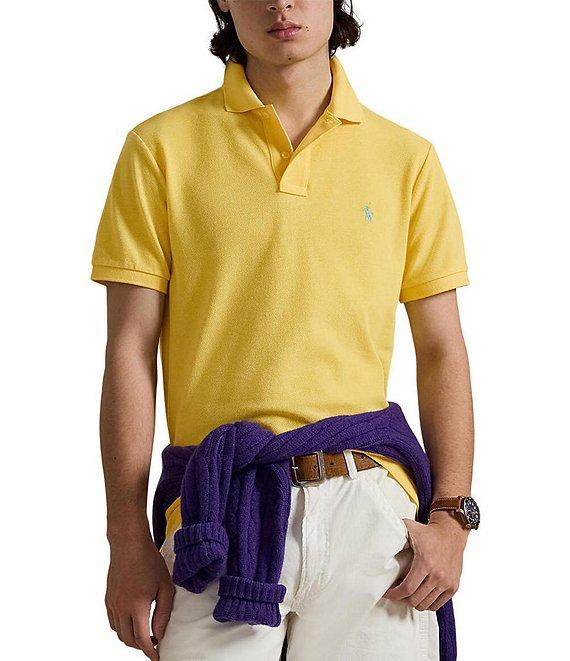 Polo Ralph Lauren Classic Fit Solid Cotton Mesh Polo Shirt Product Image