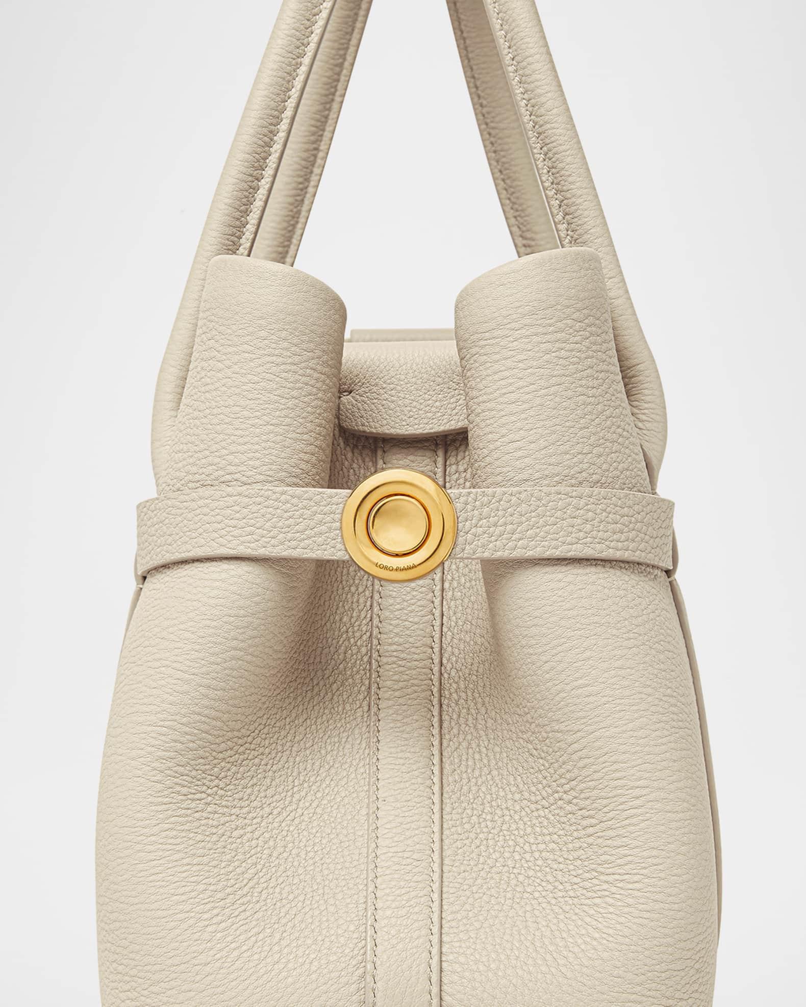 Ghiera Small Leather Shopper Tote Bag Product Image