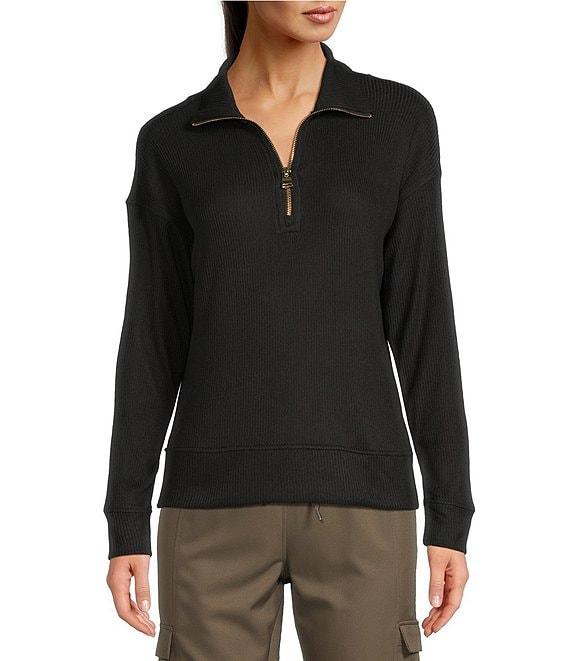 Kinesis Rib Half Zip Long Sleeve Pullover Product Image