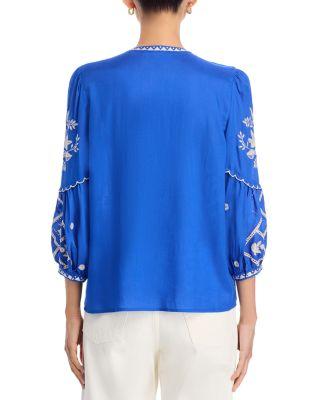 Scallop Sleeve Blouse Product Image