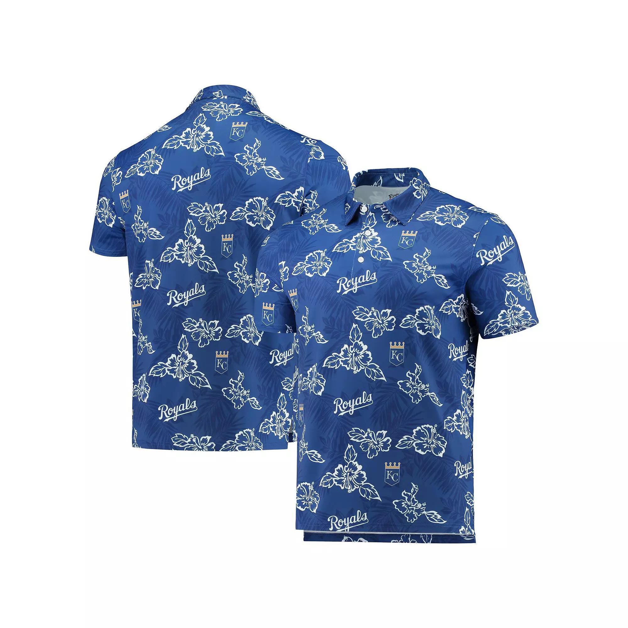 Men's Reyn Spooner Navy Kansas City Royals Performance Polo,  Product Image