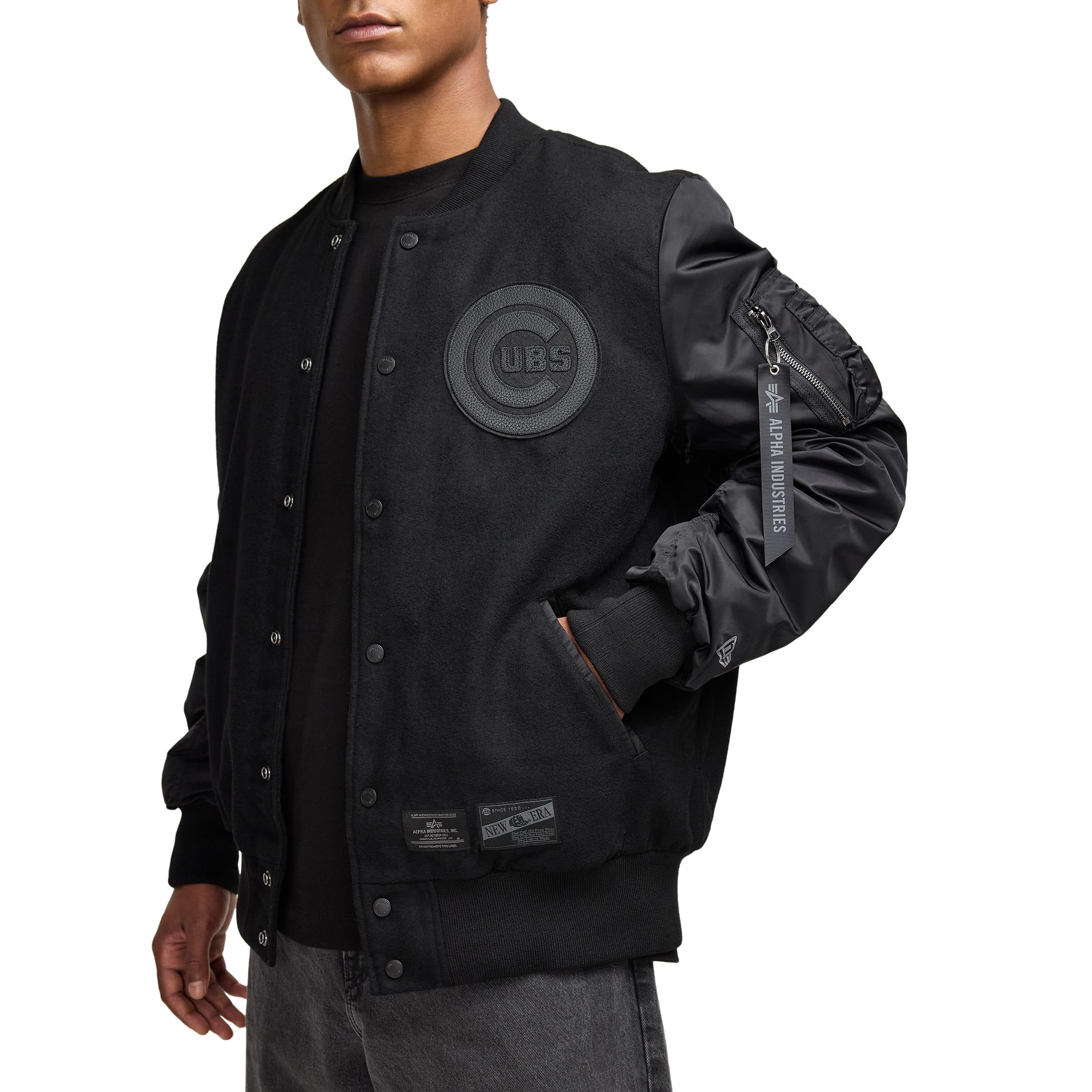Alpha Industries x San Francisco Giants MA-1 Wool Varsity Jacket Black Male Product Image