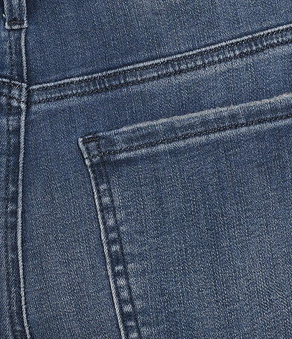 NYDJ Marilyn Stretch Denim Lift Tuck® Mid Rise Straight Leg Frayed Hem Ankle Jeans Product Image