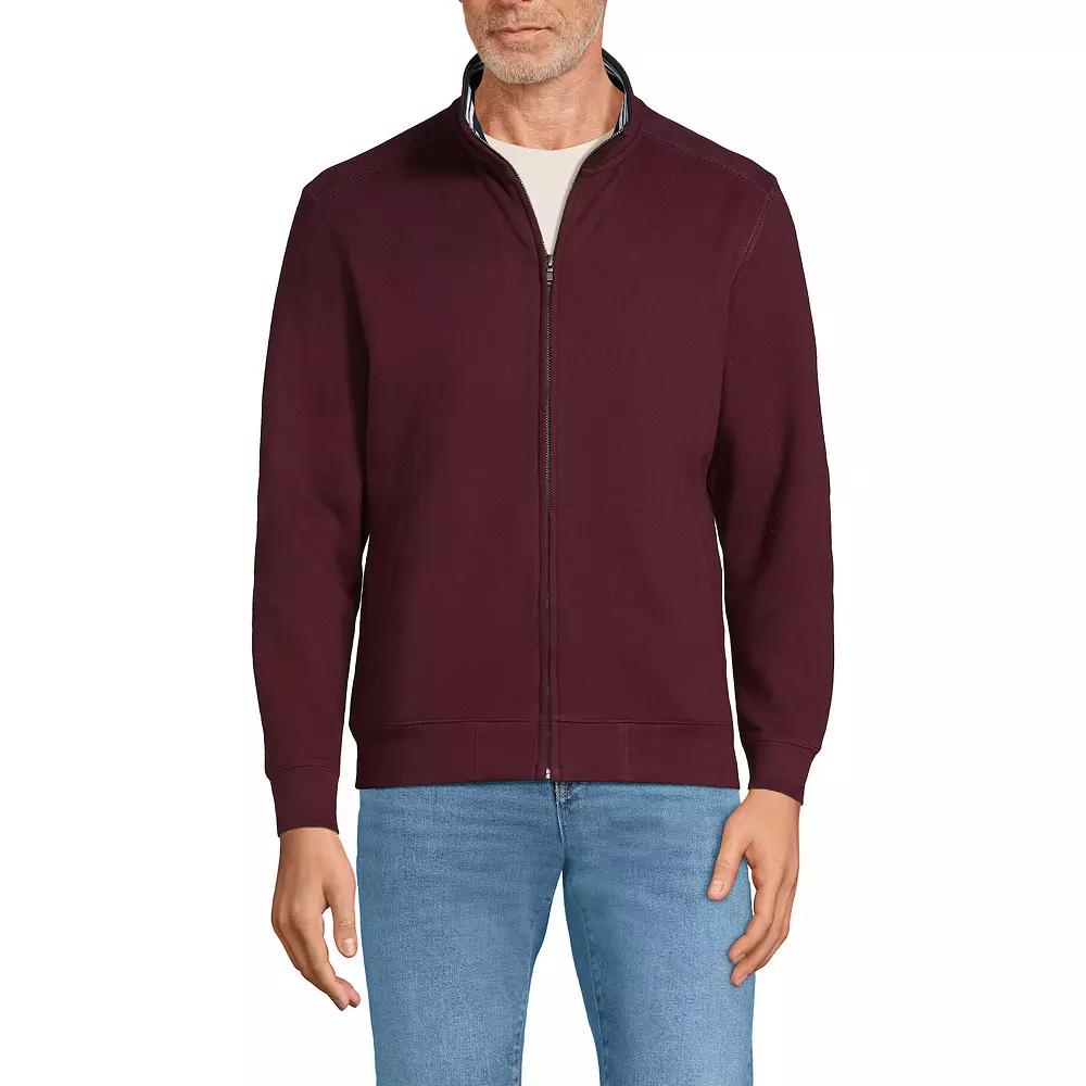 Men's Lands' End Serious Sweats Long Sleeve Zip-Up Sweatshirt,  Product Image