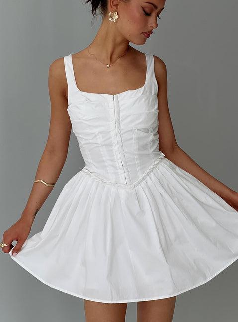 Wild Ideas Mini Dress White Product Image