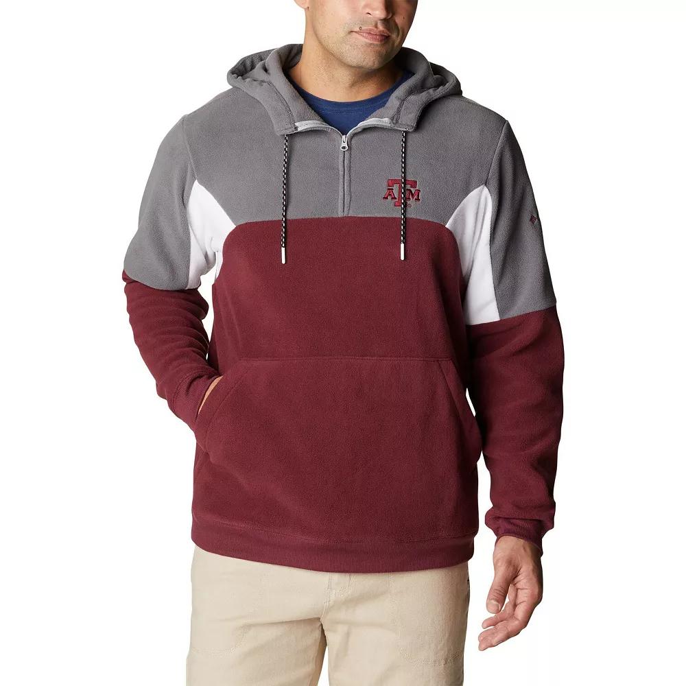 Men's Columbia Maroon Texas A&M Aggies Lodge Quarter-Zip Hoodie,  Product Image