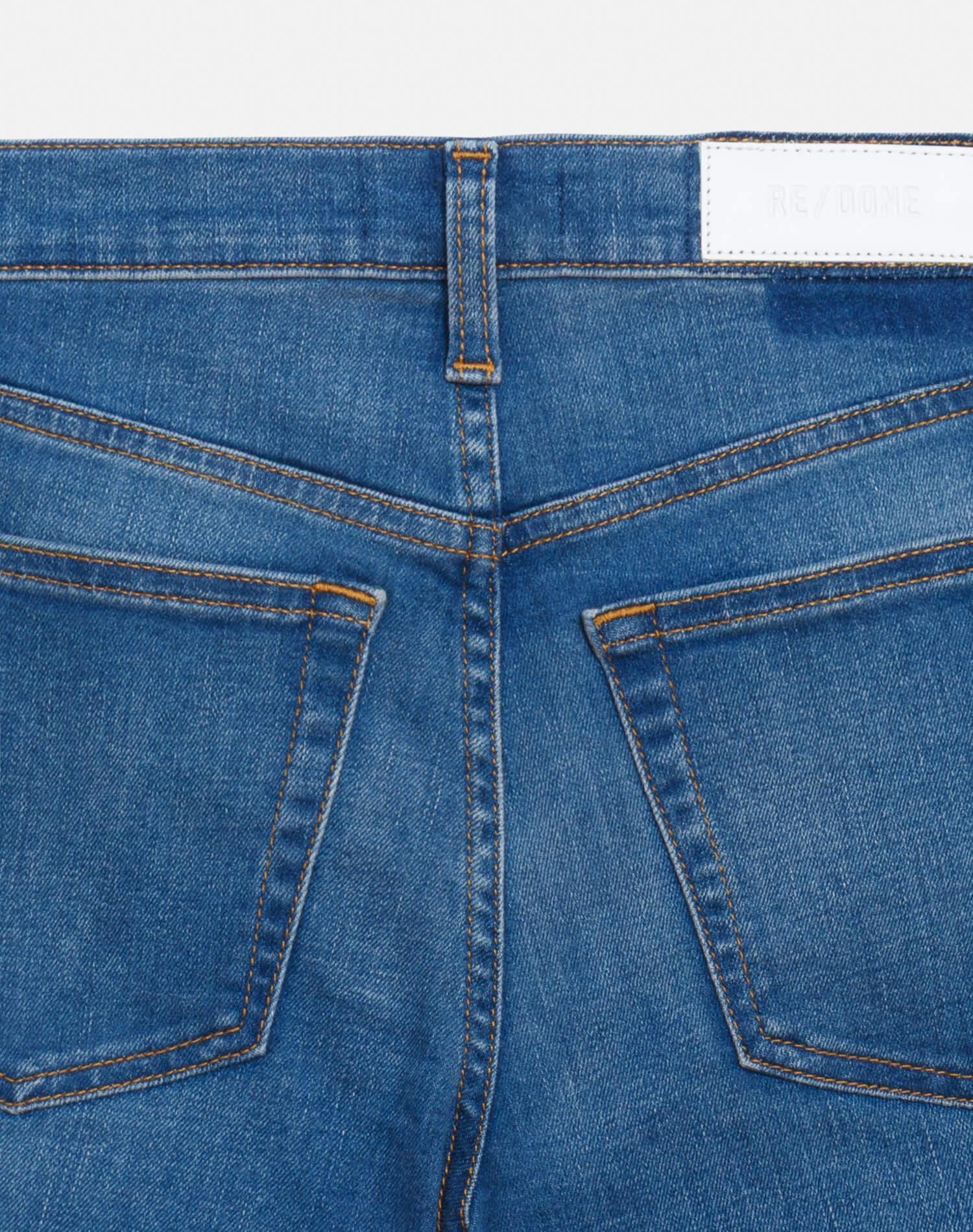 Comfort Stretch Mid Rise Wide Leg Crop - Viper Blue Product Image