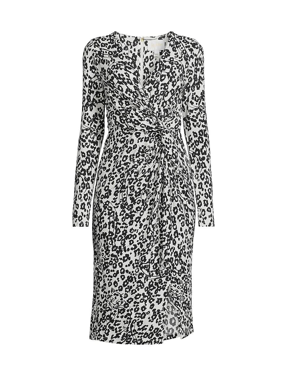 Womens Odella V-Neck Midi-Dress Product Image