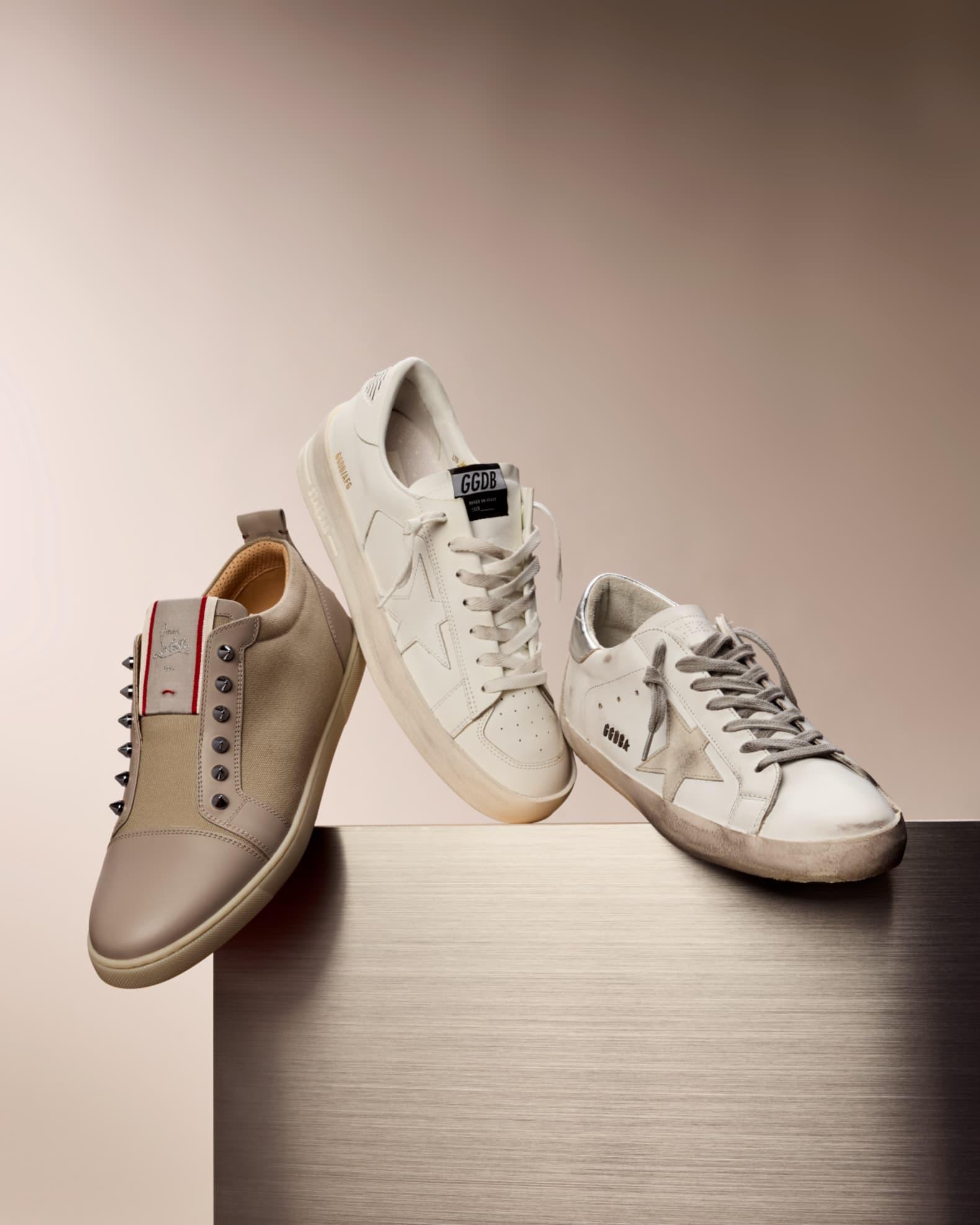 Men's SL/06 Signature Perforated Leather Low-Top Sneakers Product Image