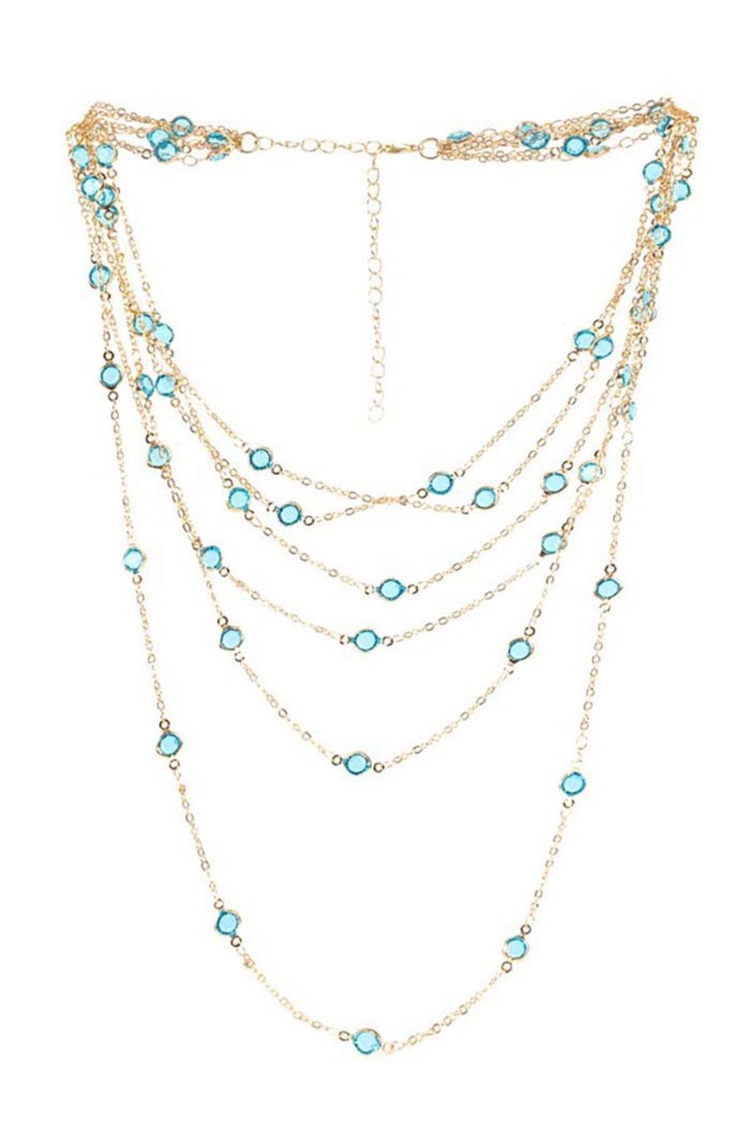 Glass Multi Layer Necklace Product Image