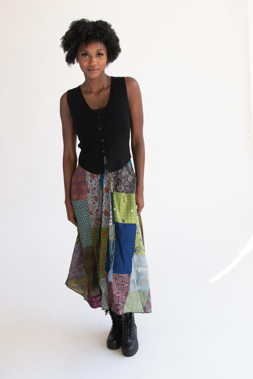 Ribbed V Neck Vest Product Image