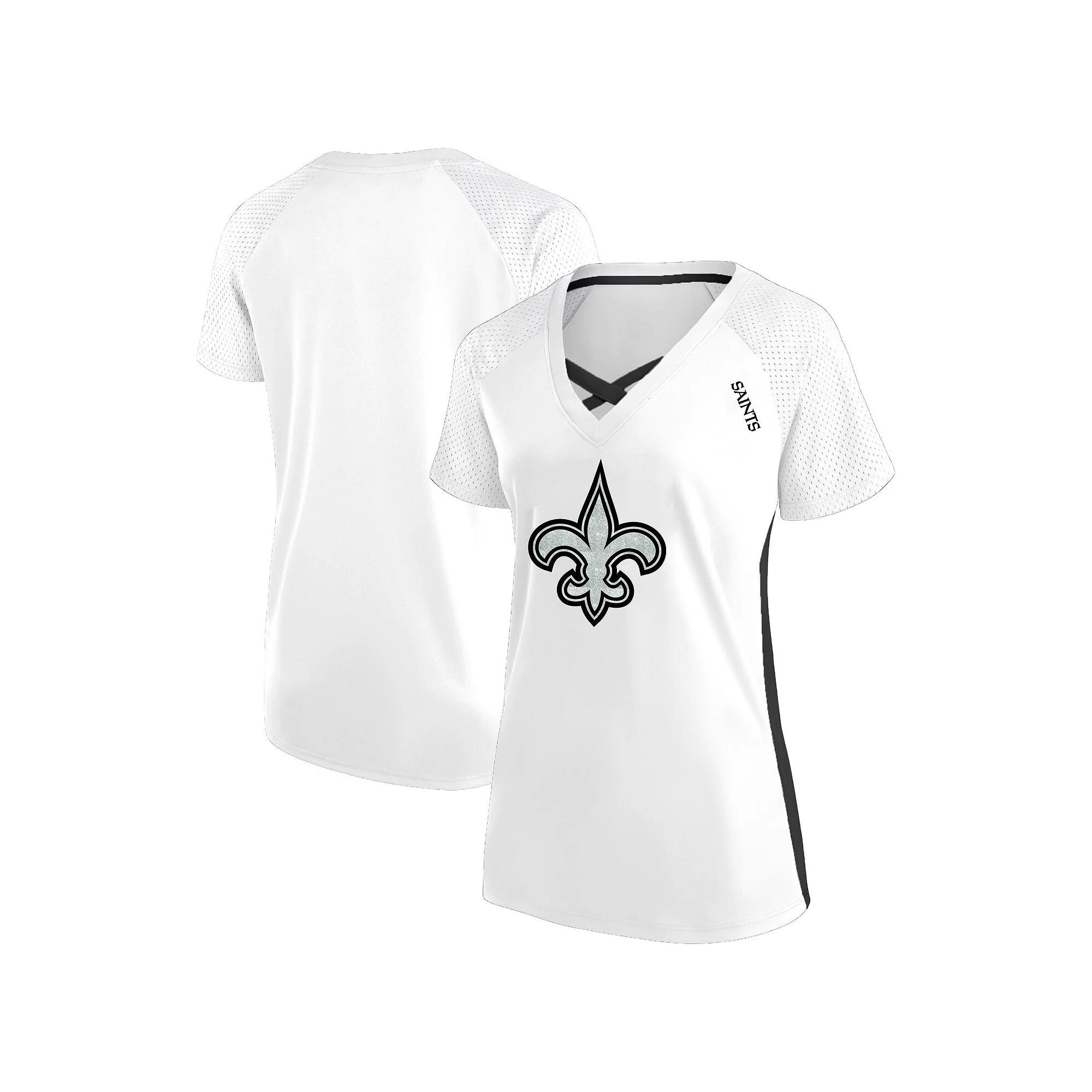 Women's Fanatics White New Orleans Saints Plus  Product Image