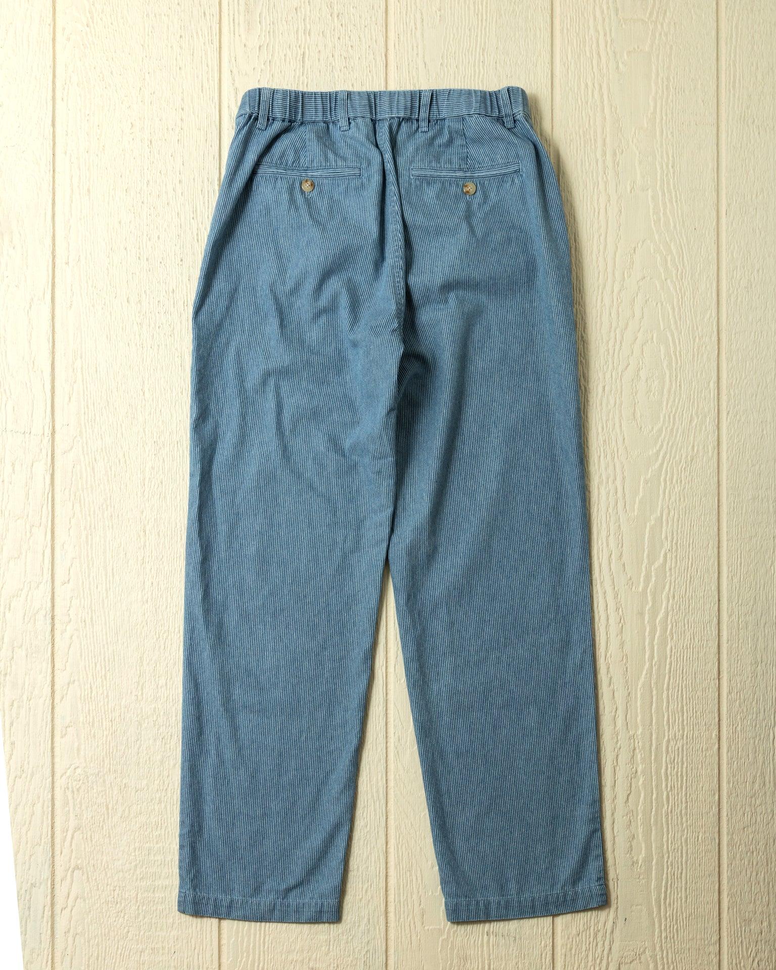 Ventura Pant in Denim Blue Hickory Stripe Product Image