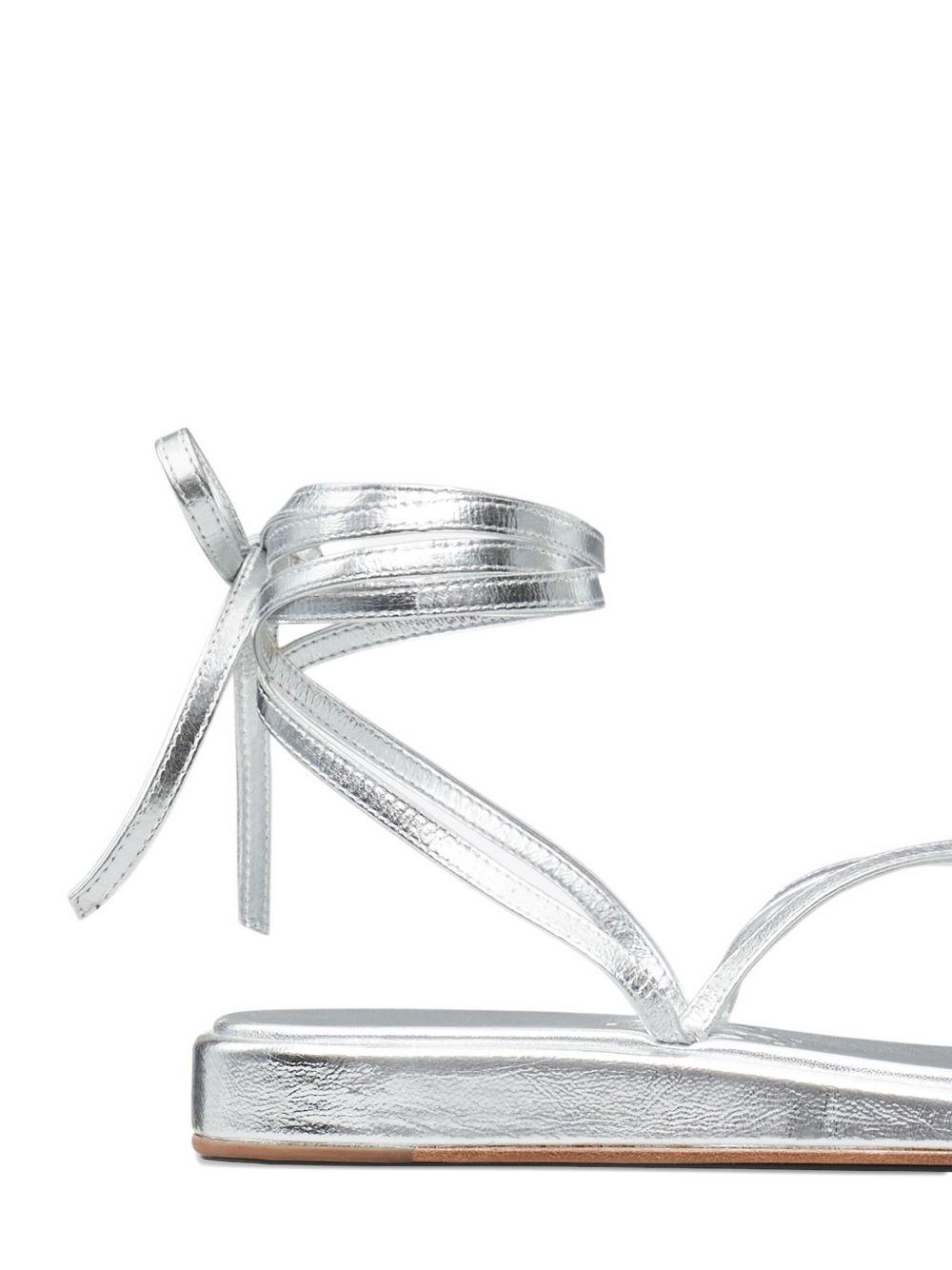 Capri metallic strappy sandals Product Image