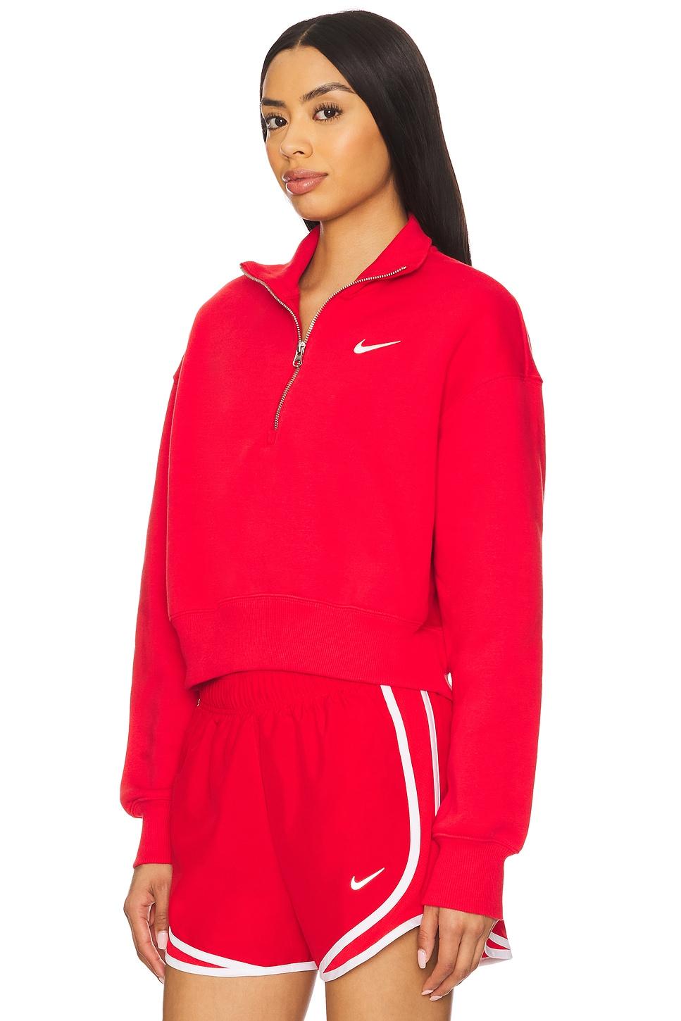 NSW Phoenix 1/2 Zip Cropped Sweatshirt Nike Product Image