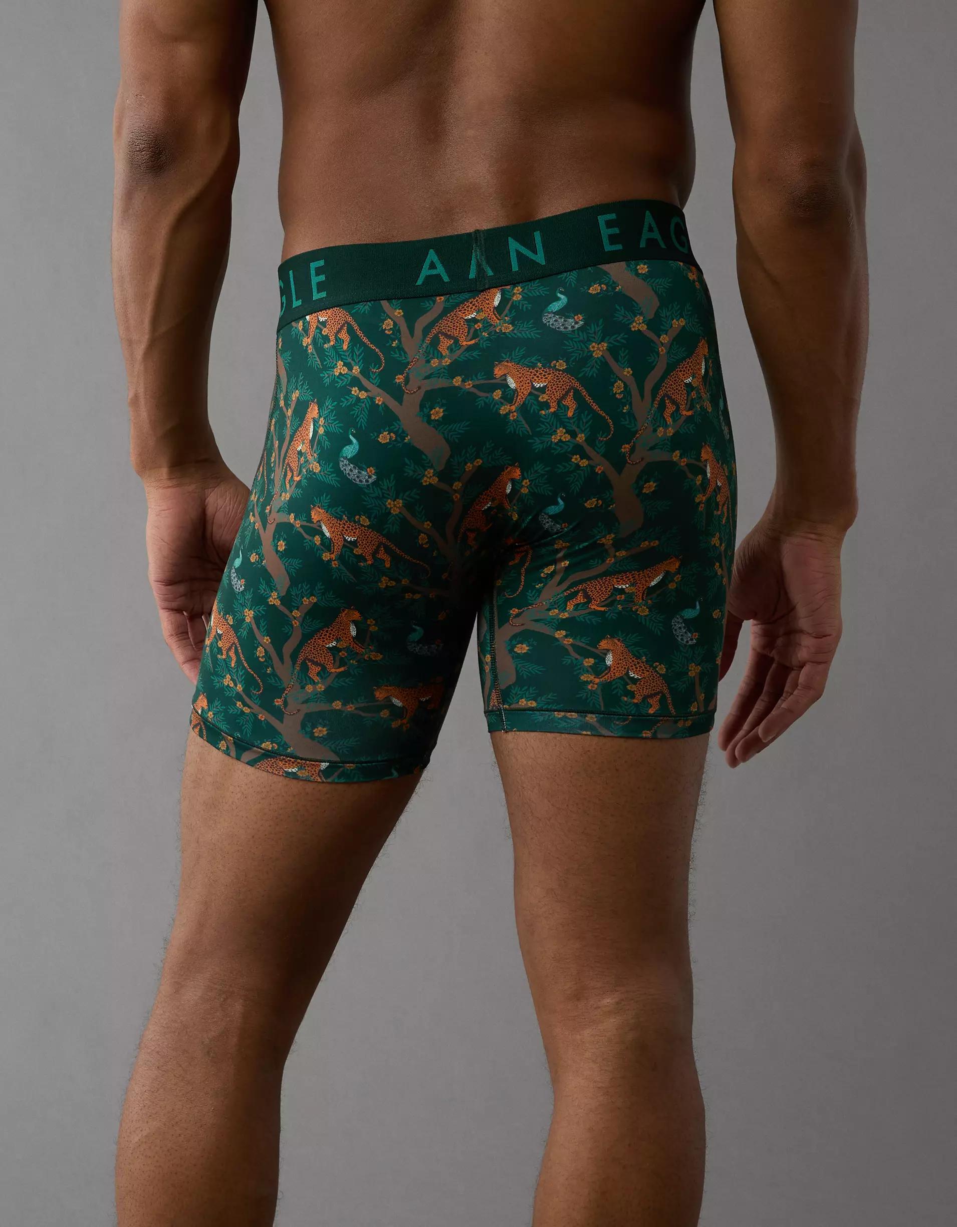 AEO Men's Tropical Leopards 6" Flex Boxer Brief Product Image