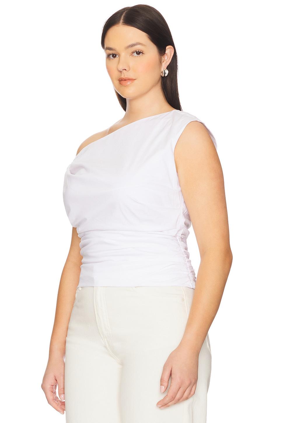 Poplin Off Shoulder Top Good American Product Image