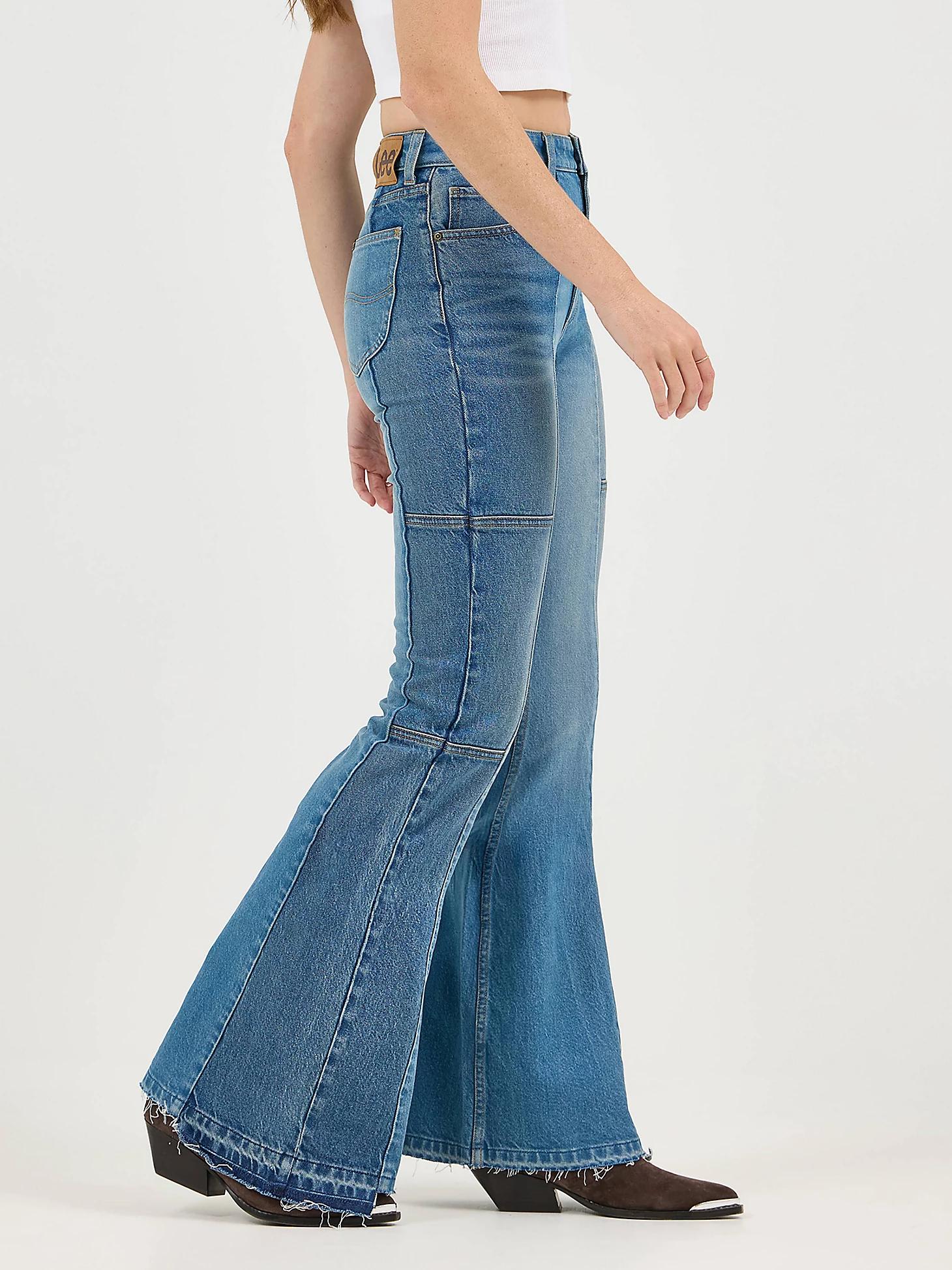 Women's High Rise Pieced Flare Jean | Women's Jeans | Lee® Product Image