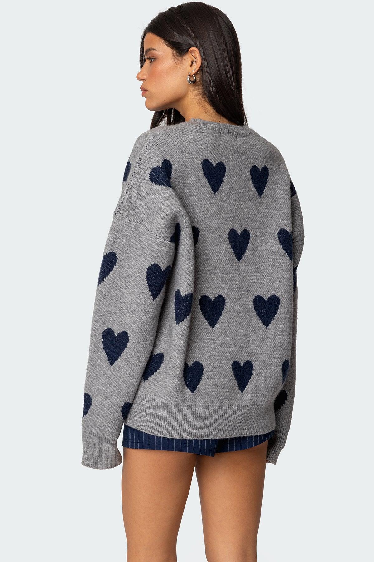 Big Heart Oversized Sweater Product Image