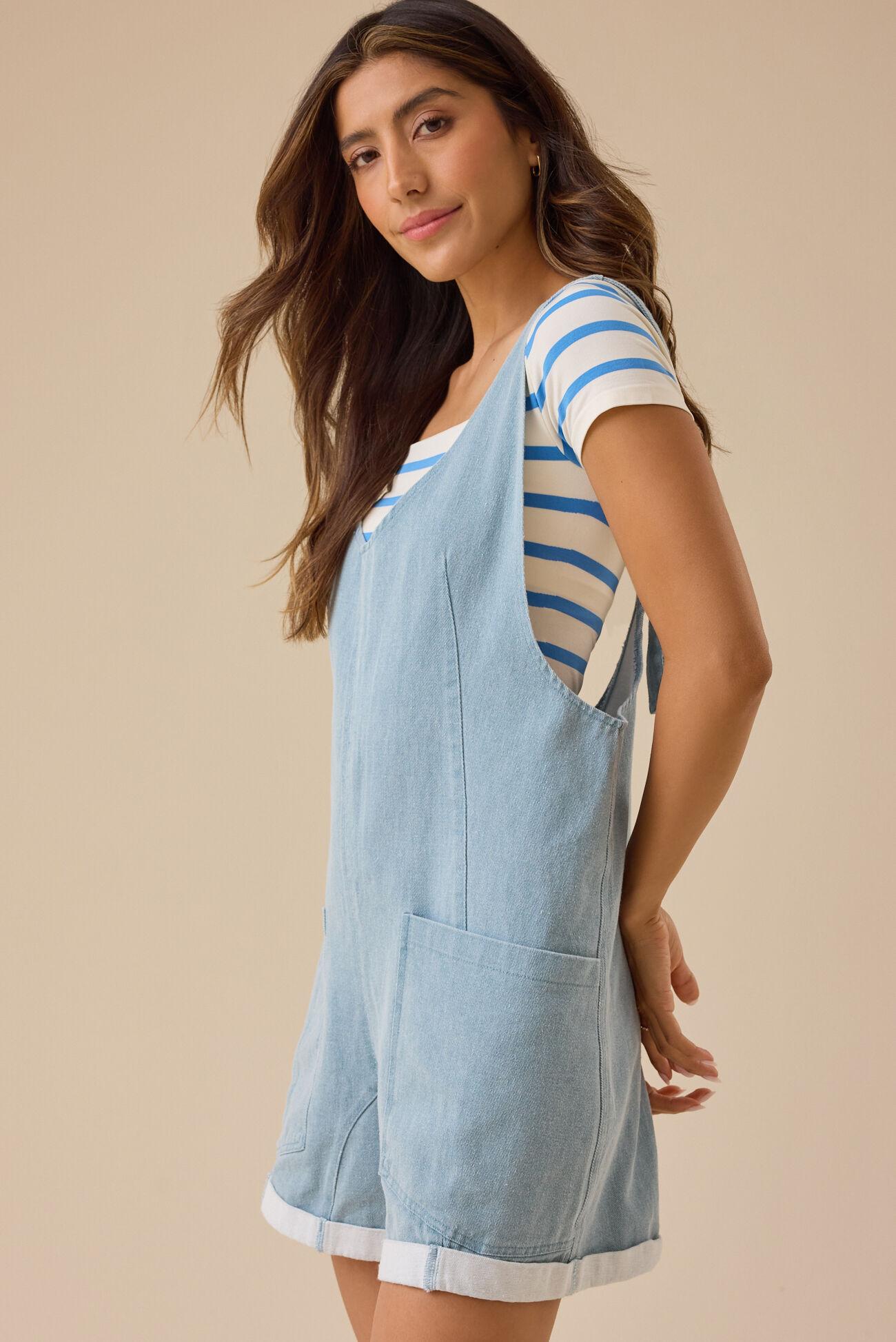 Sally Sleeveless Shortalls Product Image