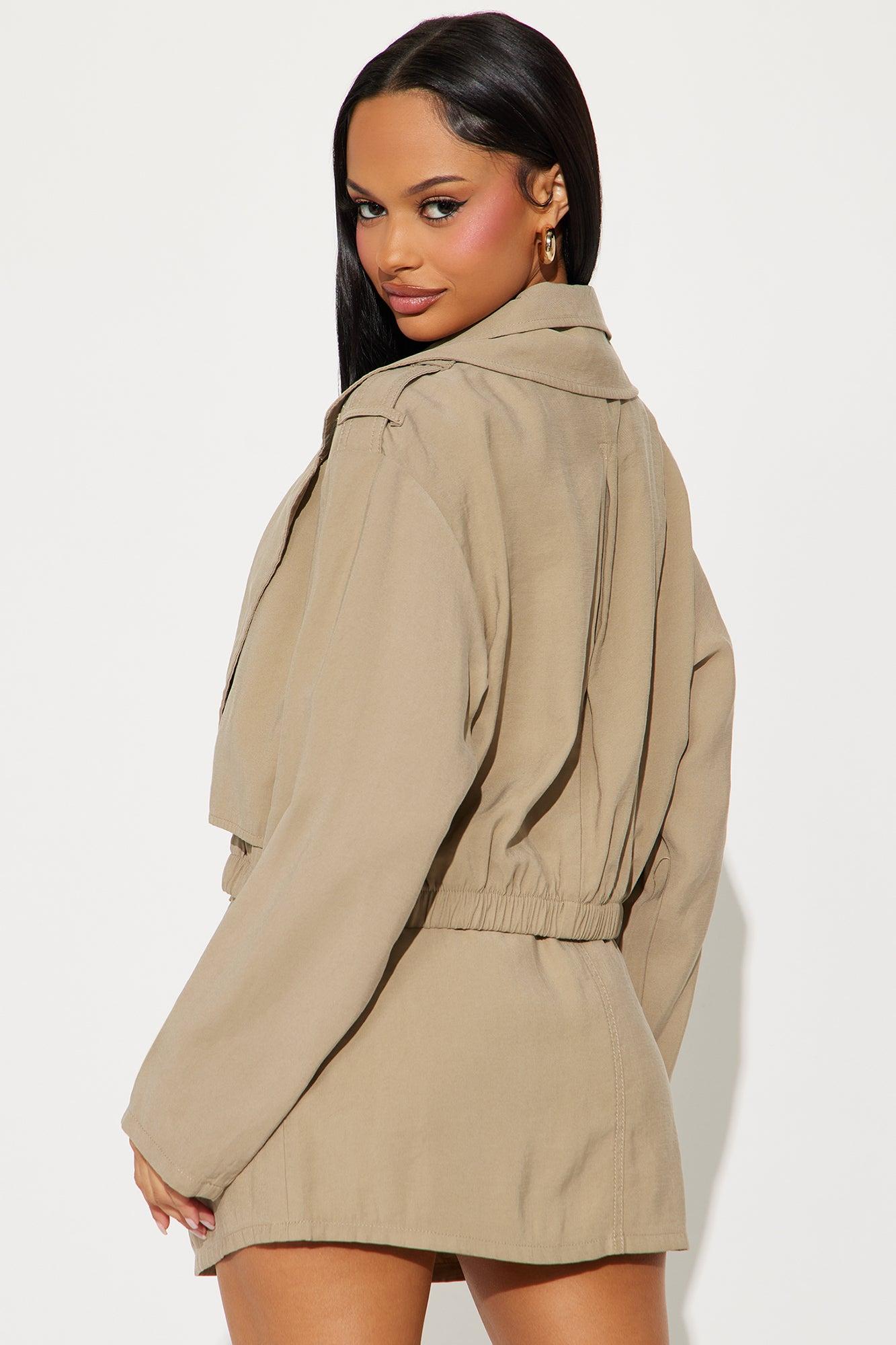 Safari Vibe Skirt Set - Khaki Product Image