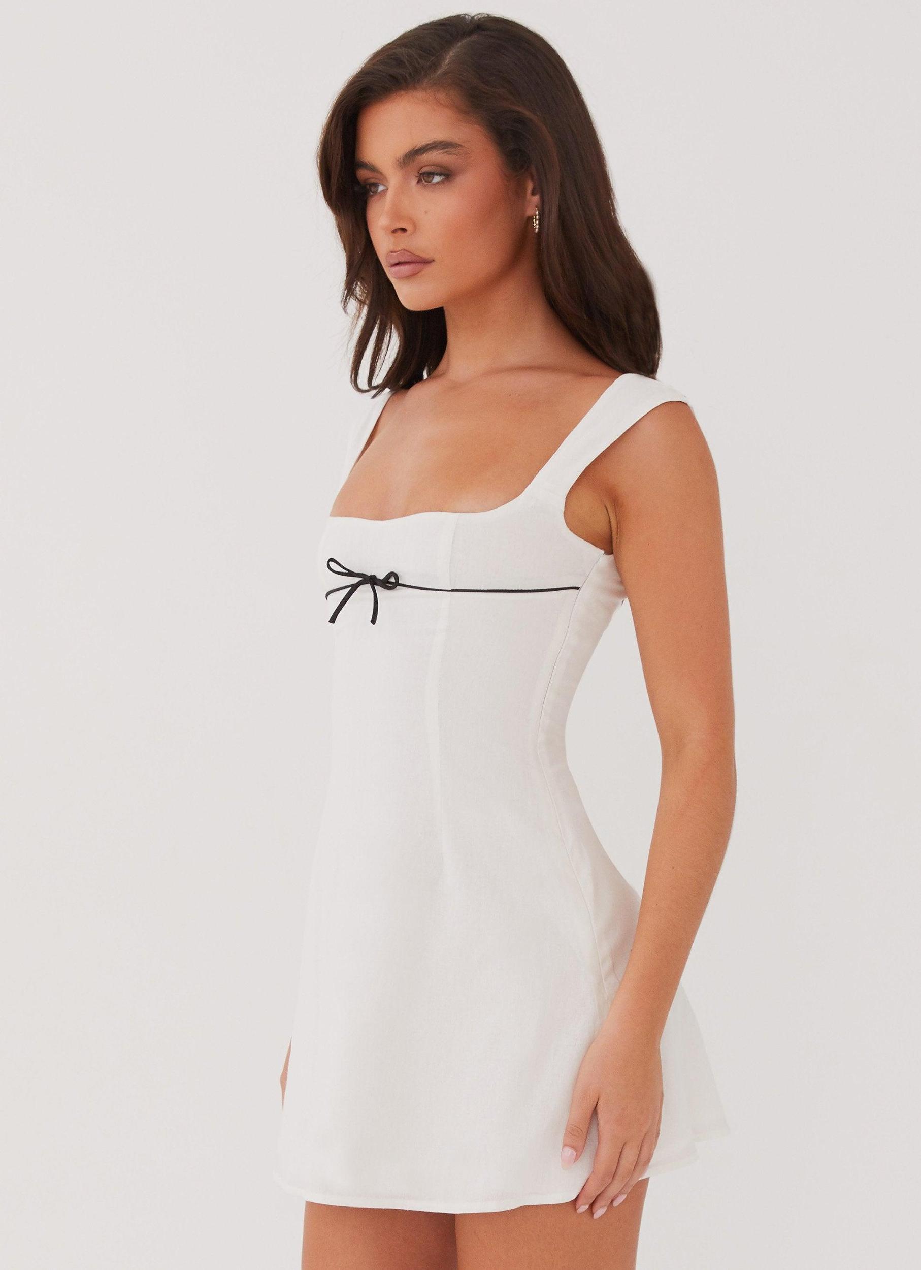 Cadence Mini Dress - White Product Image