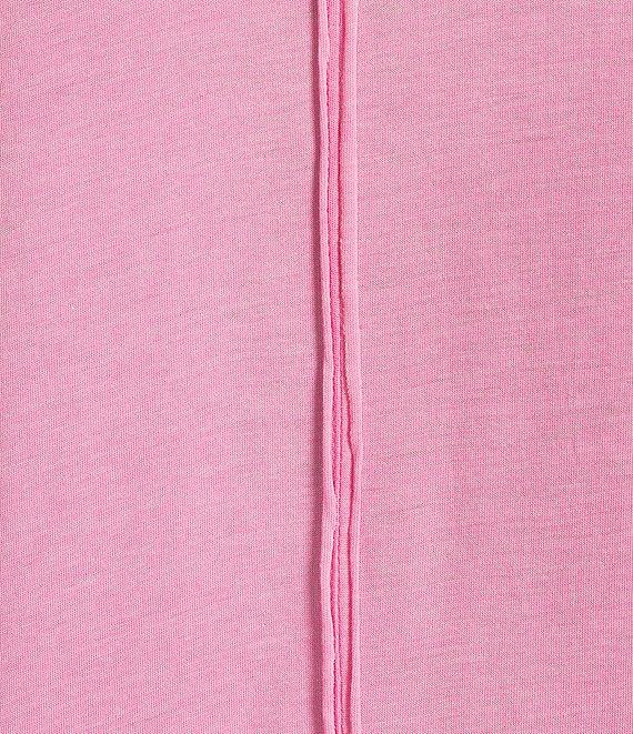 C&V Chelsea & Violet Short Sleeve Round Neck Burnout T-Shirt Product Image