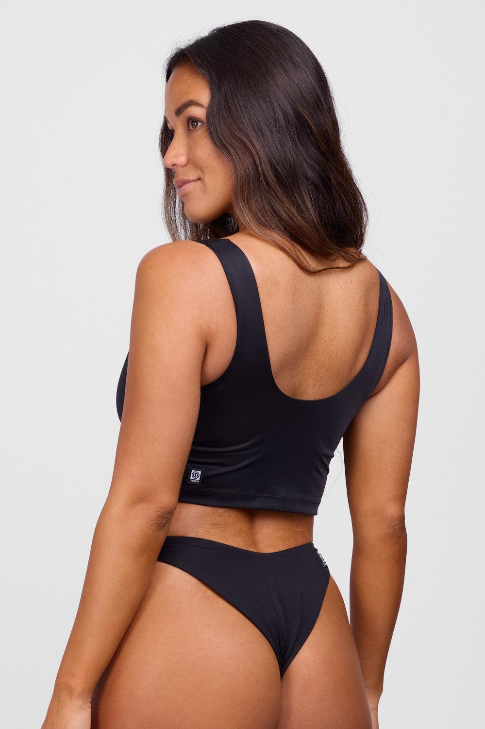 Mira Bikini Top - Black Female Product Image