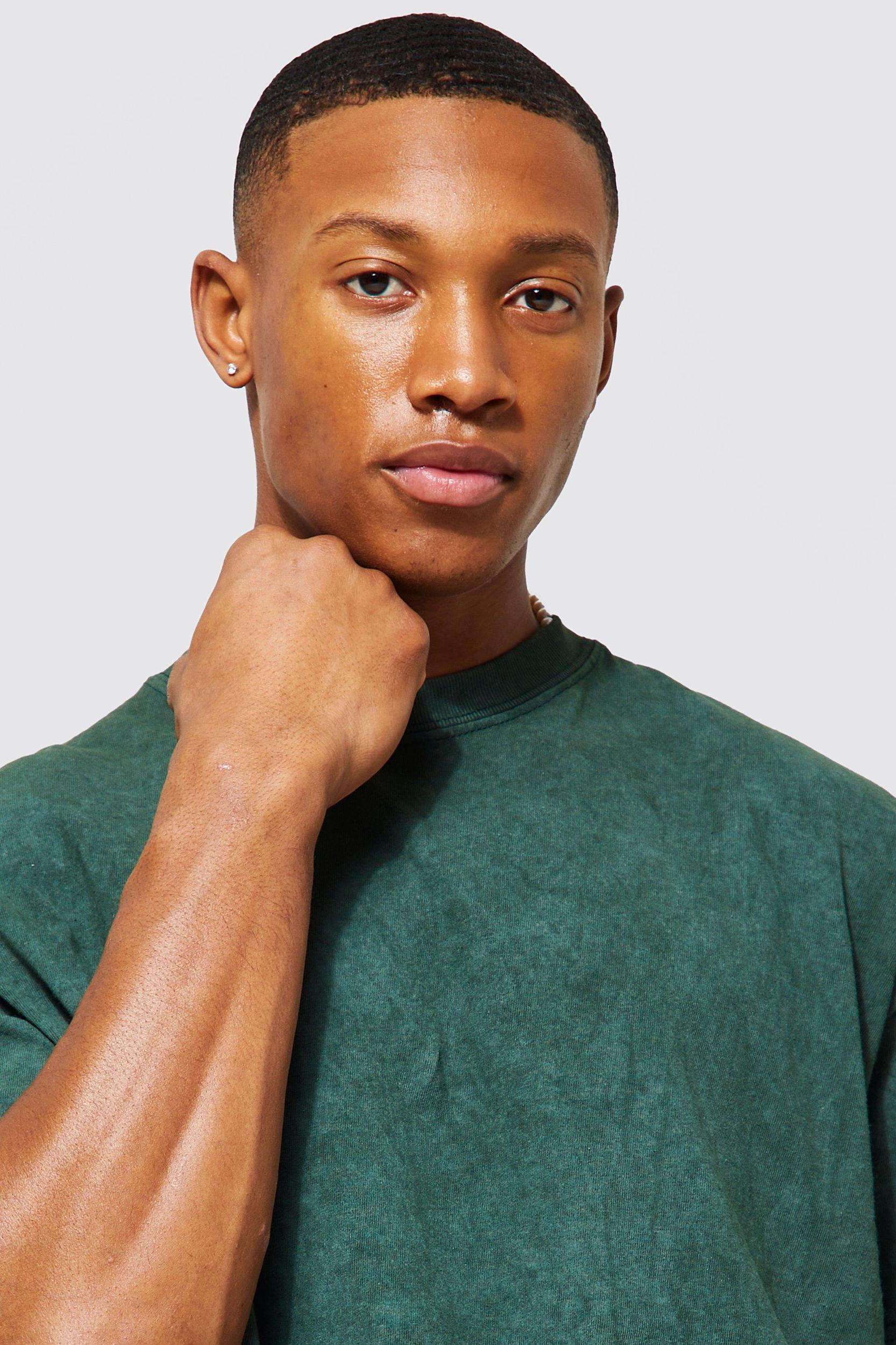 Oversized Limited Edition Acid Wash T-shirt | boohooMAN USA Product Image