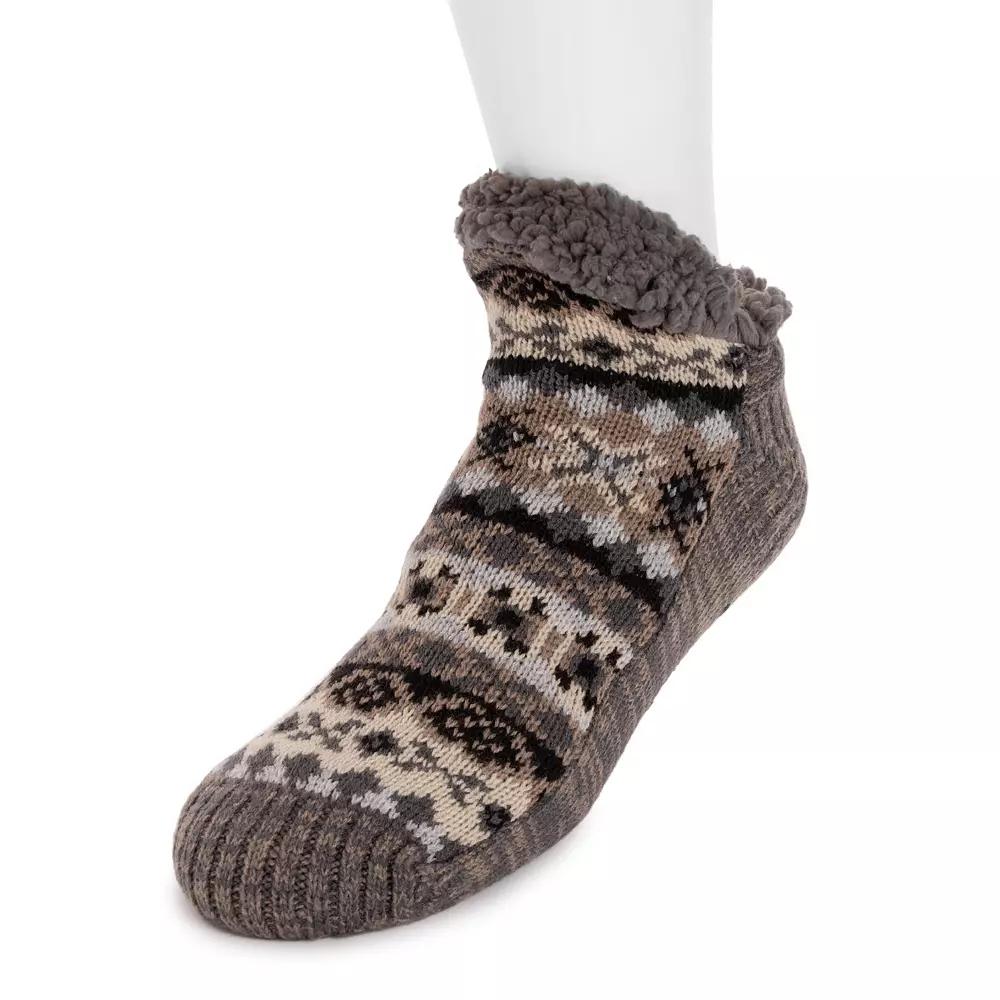 Men's MUK LUKS® Ankle Cabin Socks,  Product Image