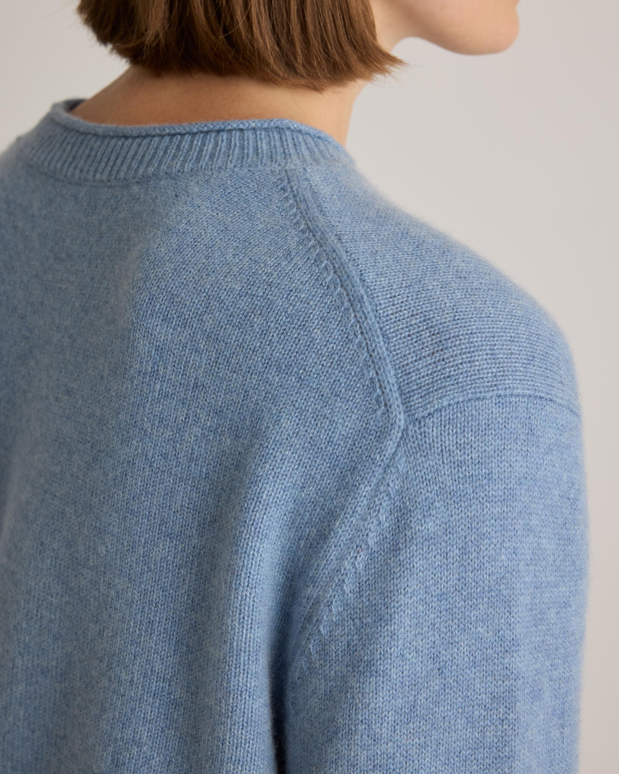 Quince | Women's Mongolian Cashmere Boxy Crewneck Sweater Product Image