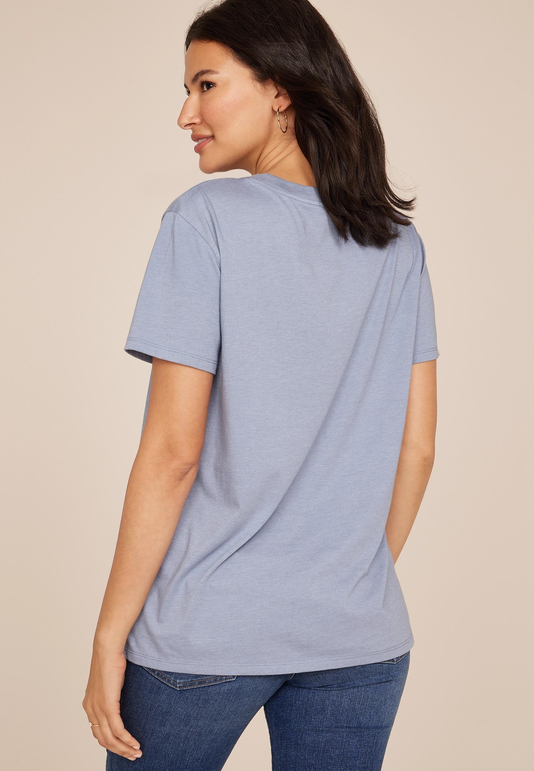 Maurices Womens Large Size Just Doing My Best Oversized Fit Graphic Tee Product Image