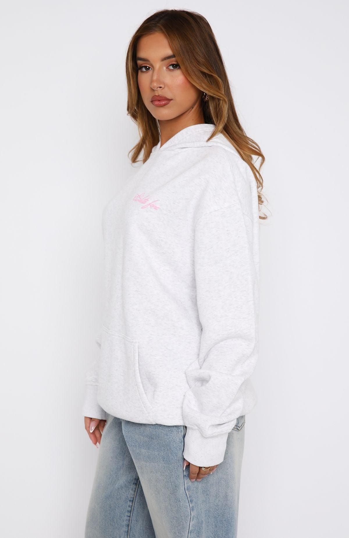 Got What You Need Oversized Hoodie Grey Marle Product Image