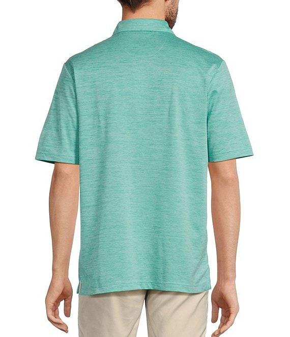 Roundtree & Yorke Performance Short Sleeve Jacquard Polo Shirt Product Image