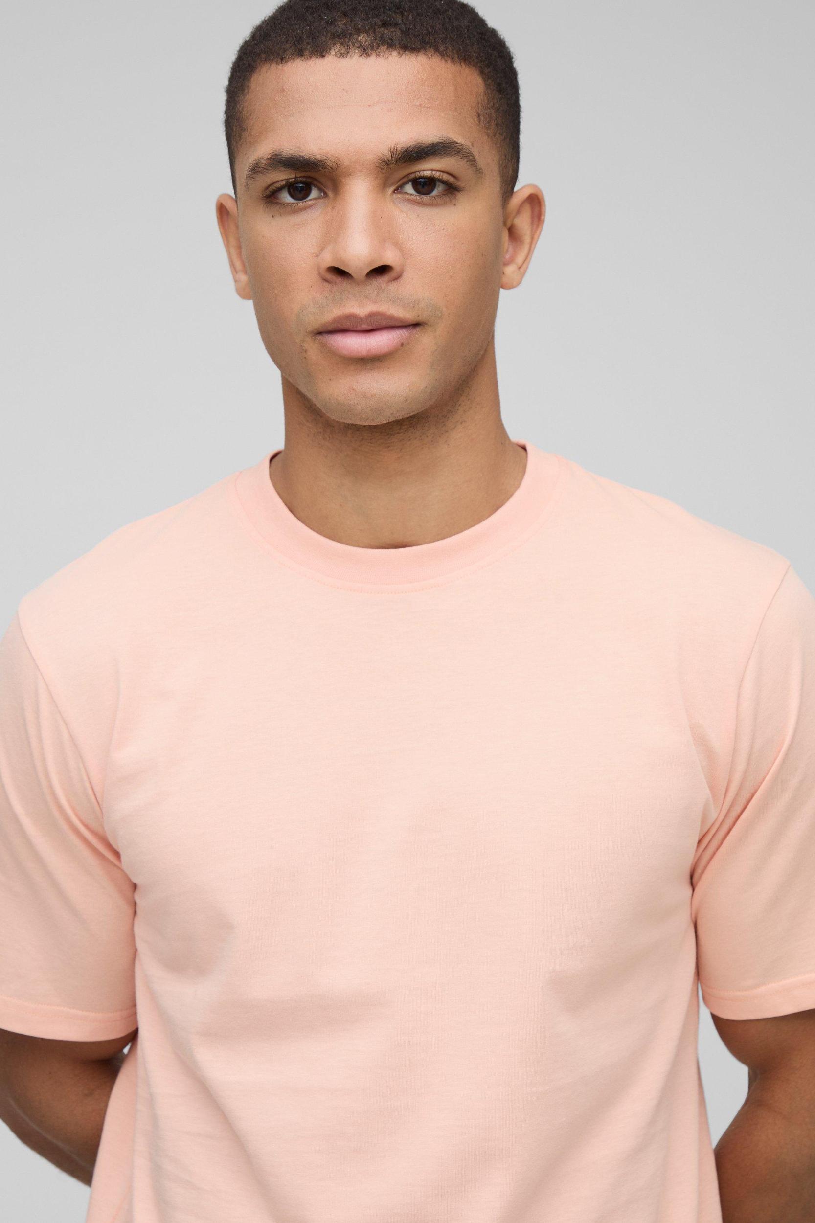 Regular Fit Basic Crew Neck T-shirt | boohooMAN USA Product Image