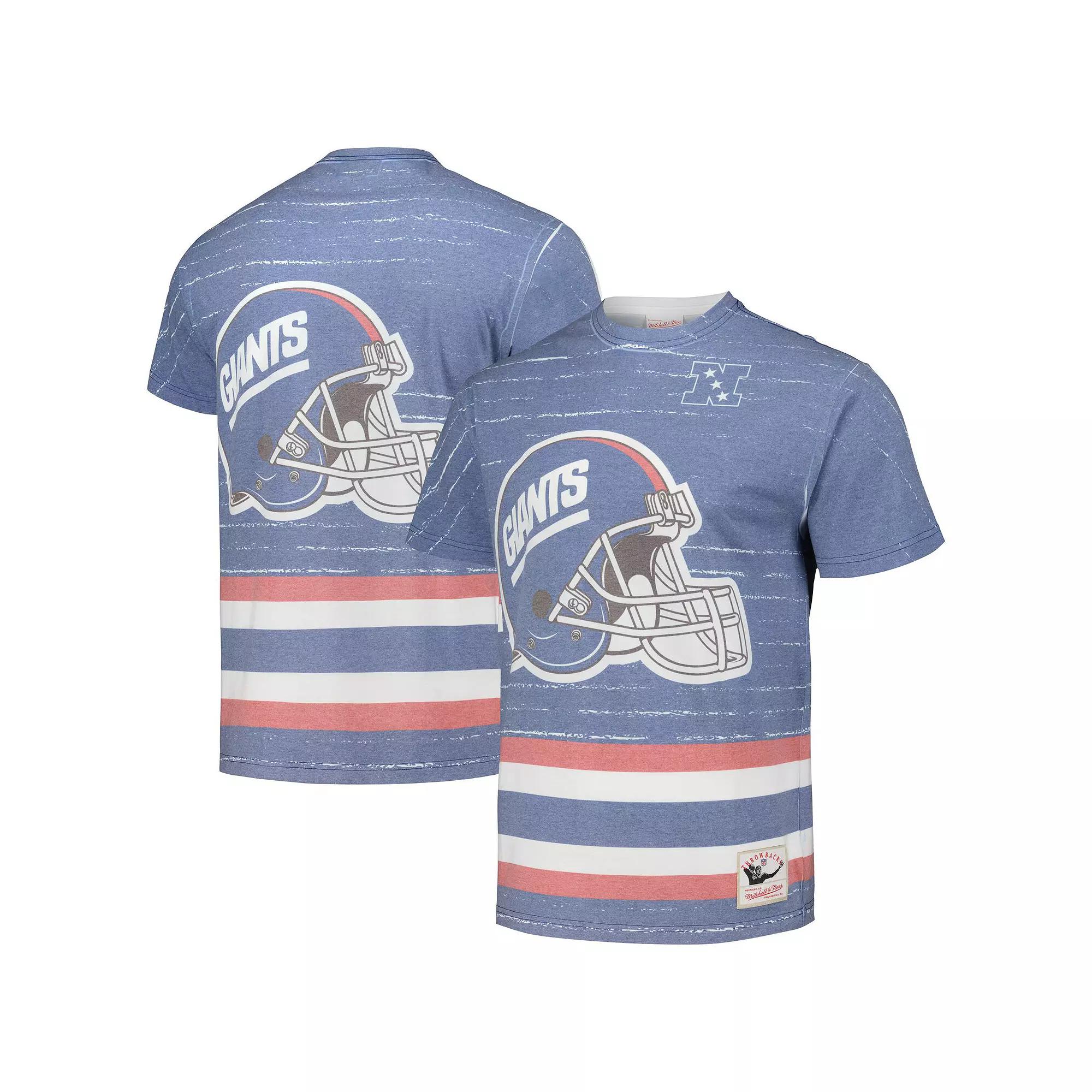 Men's Mitchell & Ness Royal New York Giants Jumbotron 3.0 T-Shirt,  Product Image