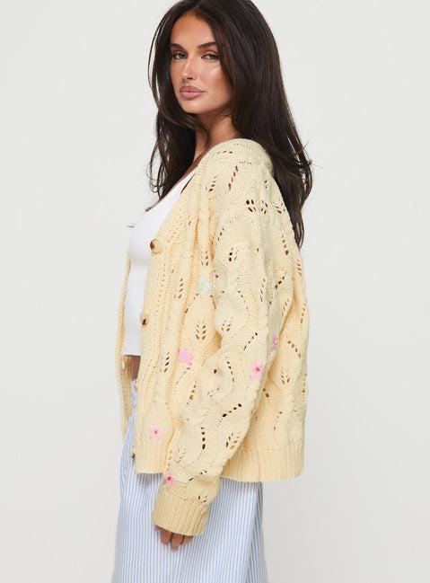 Daffodil Cardigan Cream Product Image
