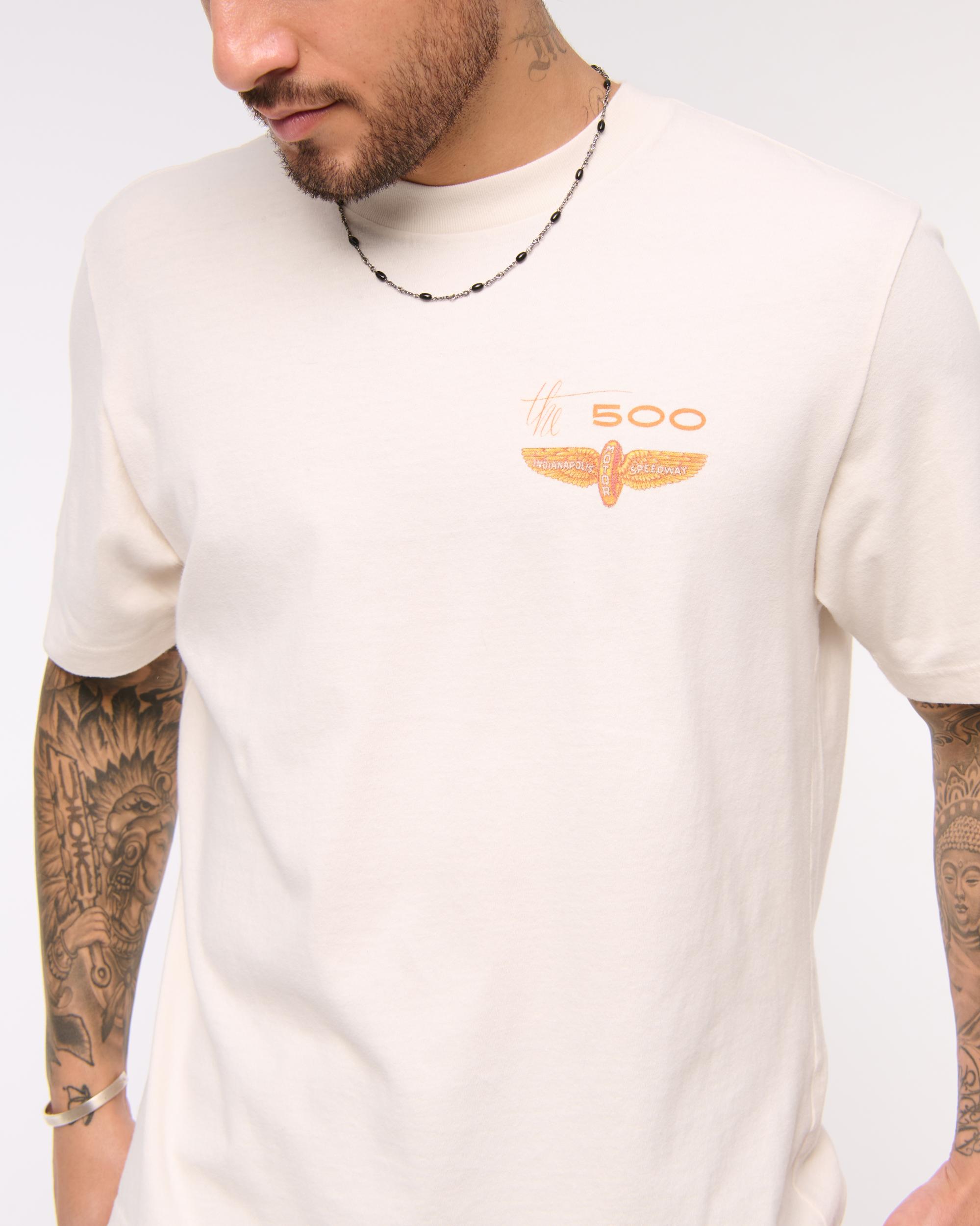 Indianapolis 500 Vintage-Inspired Graphic Tee Product Image