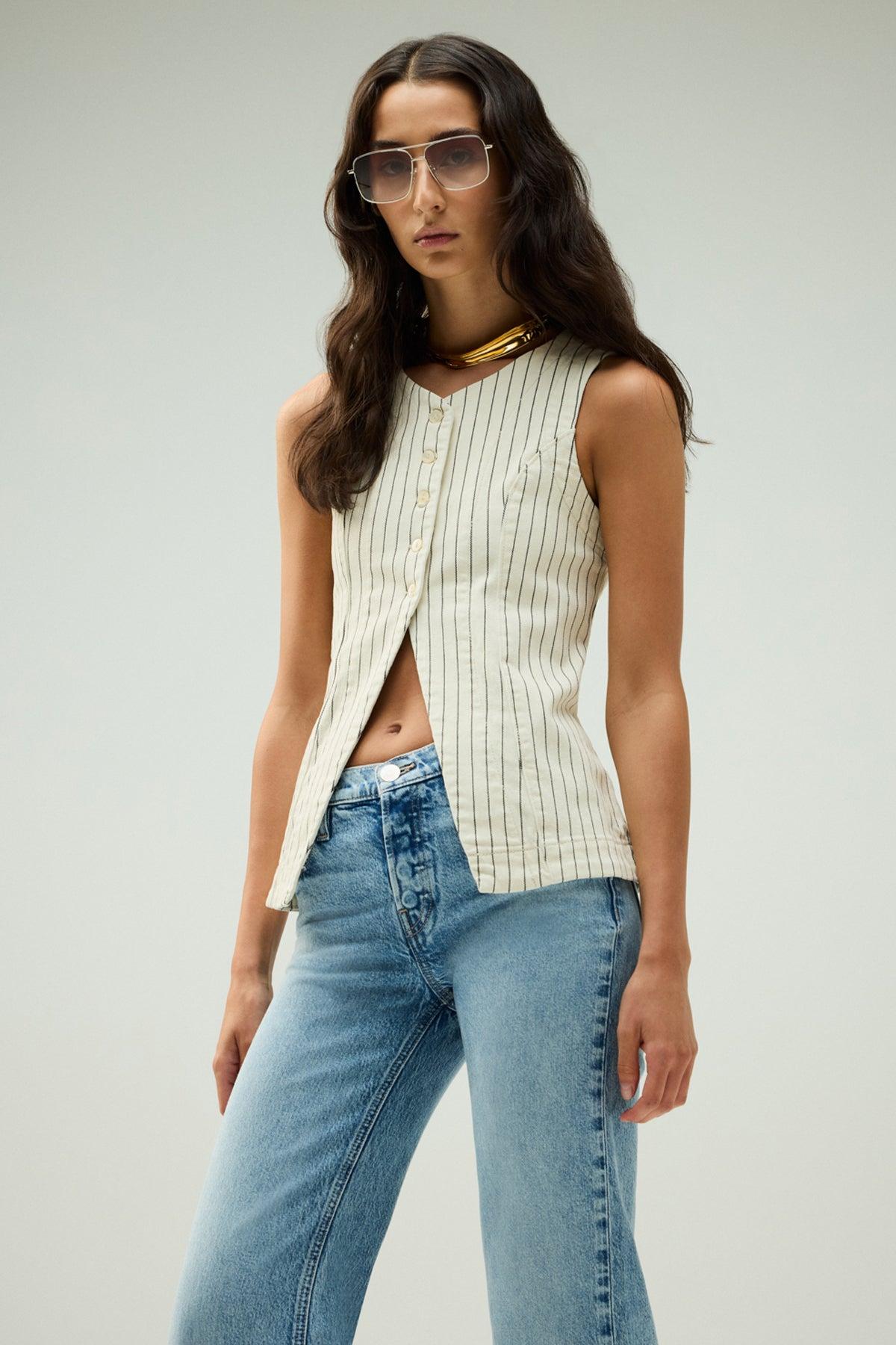 Cutaway Tuxedo Vest Female Product Image