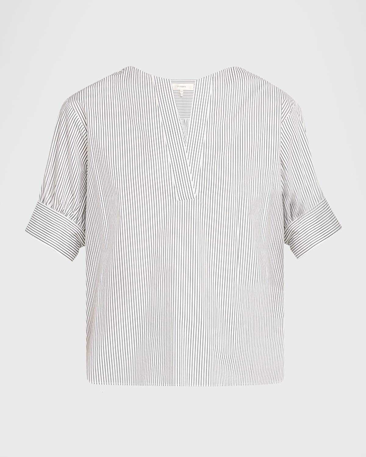 Frame V Neck Popover Top Product Image